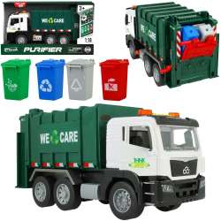 Śmieciarka ze światłem i dźwiękiem