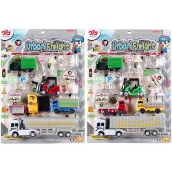 Zestaw pojazdów i znaków MIX