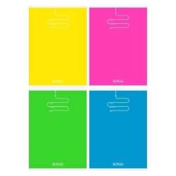 Zeszyt B5/96K kratka Color Blocking (5szt) - 1