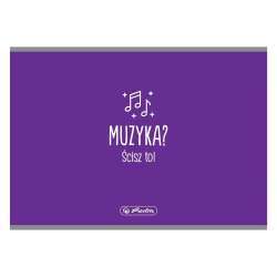 Zeszyt do nut A5/16K muzyka poprzeczny (10szt) - 1