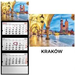 Kalendarz 2026 trójdzielny Kraków - 1