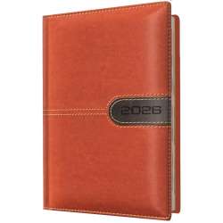 Kalendarz 2026 A6 tygodniowy brązowy - 1