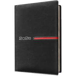 Kalendarz 2026 A6 tygodniowy czarny