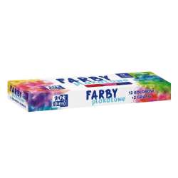 Farby plakatowe Oxford 12+2 kolory 20ml