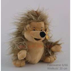 PLUSZ JEŻ IGIEŁKA DUŻY 22cm KOSMATY, WESOŁY (DEEF 55227) - 3