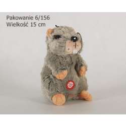 Plusz Świstak gwiżdżący 16cm przyciskany (DEEF 56844) - 2
