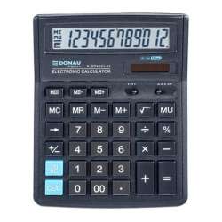 Kalkulator Donau Tech 12 cyfr funkcja pierwiastka 19x14,3x4cm czarny (K-DT4121-01) - 1