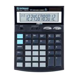 Kalkulator biurowy 12 cyfr. czarny DONAU - 1