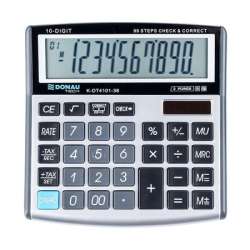 Kalkulator biurowy Donau Tech K-DT4102 10 cyfr, funkcja pierwiastka srebrny (K-DT4101-38) - 1