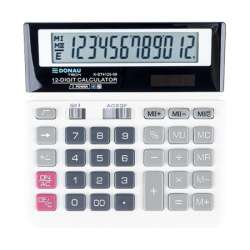 Kalkulator biurowy Donau Tech K-DT4125 12 cyfr, funkcja pierwiastka biało-czarny (K-DT4125-01) - 1