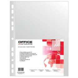 Koszulki na dokumenty A4 Office Products PP groszkowe transparentne 45 mikronów op100szt. (21141315-90) - 1
