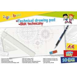 Blok techniczny A4/10K biały (7539BTS17-99) - 1