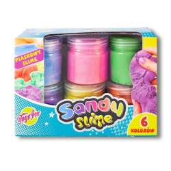 Sandy Slime zestaw 6 kolorów po 160g (STN 6598) - 1