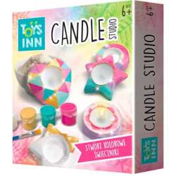Zestaw kreatywny Candles Studio gipsowe świeczniki (GXP-871740) - 1