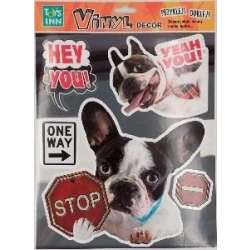Naklejki winylowe zwierzaki - Pies Stop STnux