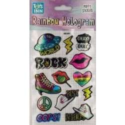 Naklejki rainbow hologram - Rock STnux - 1