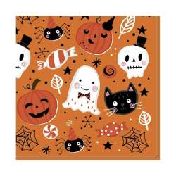 Serwetki pap. Orange Halloween Booo 33x33cm 20szt
