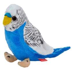 Maskotka Papuga falista biało-niebieska 13cm 13848 (13848 BEPPE)