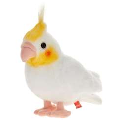 Maskotka Papuga biała nimfa 20cm 13855 (13855 BEPPE)