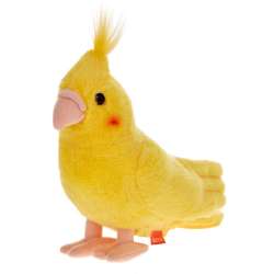 Maskotka Papuga żółta nimfa 20cm 13856 (13856 BEPPE)