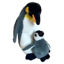 Maskotka Pingwin z dzieckiem 33 cm (GXP-836845) - 1