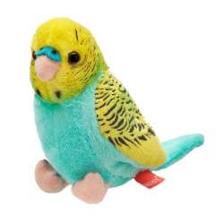 Maskotka Papuga falista lazurowo-żółta 13cm 13955 (13955 BEPPE)