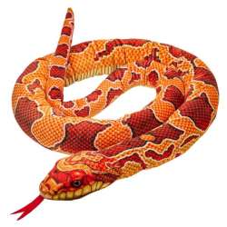 Maskotka Wąż czerwono-pomarańczowy 180cm 13984 (13984 BEPPE) - 1