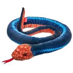 Maskotka Wąż niebiesko-pomaarańczowy 180cm (GXP-890081) - 1