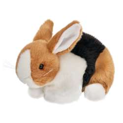 Króliczek brązowo - czarny 18cm - 1