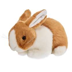 Króliczek brązowo-biały 18cm - 1