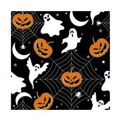Serwetki Halloween Dynie i duszki 33x33cm 20szt