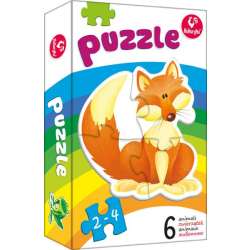 Moje pierwsze puzzle Puzzle 6w1 Zwierzątka KUKURYKU (5901738560321) - 1