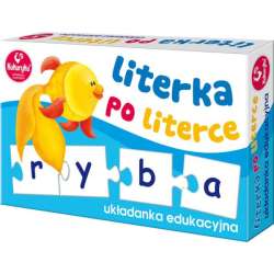 Literka po literce układanka edukacyjna Puzzle KUKURYKU (5901738560390) - 1