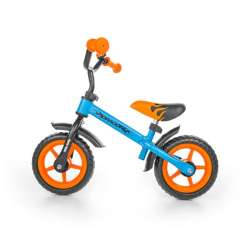 Rowerek biegowy Dragon niebiesko-pomarańczowy MILLY MALLY (0305) - 1