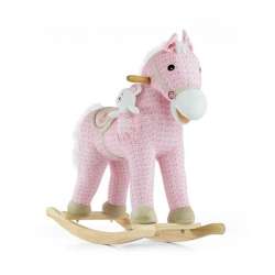 Koń na biegunach Pony różowy Milly Mally (0461) - 1