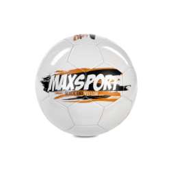 Piłka nożna max sport czarno-żółta 133442 Artyk (133442 ARTYK) - 1