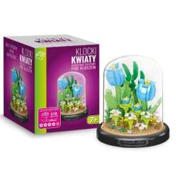 Klocki niebieskie tulipany 558el - 1