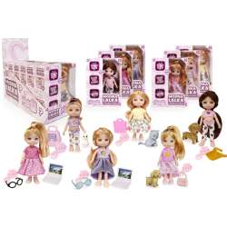Lalka Natalia z akcesoriami 17cm mix