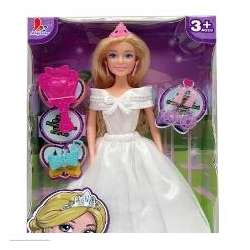 Lalka księżniczka w sukni ślubnej 29cm - 1