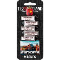 Magnes I love Poland Warszawa ILP-MAG-C-WAR-11 - 1