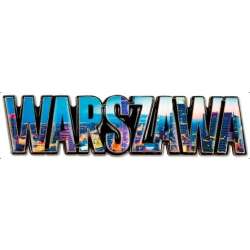 Magnes I love Poland Warszawa ILP-MAG-C-WAR-12