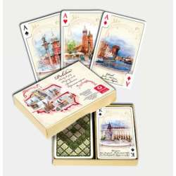 Karty do gry 2x55 listków Polska Akwarele CARTAMUNDI (10009697) - 1