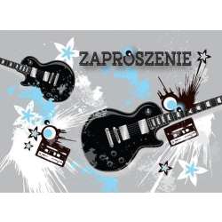 Zaproszenie ZZ-049 Gitary (5 szt.) - 1