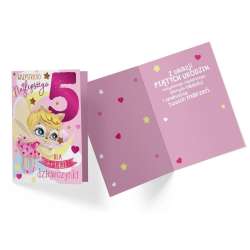 Karnet PR-325 Urodziny 5 dziewczynka - 1