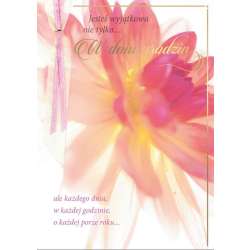 Karnet PR-374 Urodziny (kwiaty)
