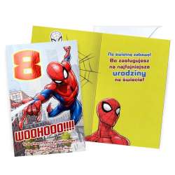 Karnet Urodziny 8 Spider-Man - 1