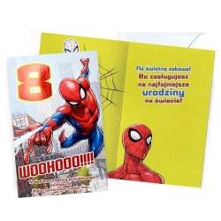 Karnet Urodziny 8 Spider-Man