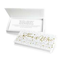 Pudełko ozdobne na banknoty Ślub