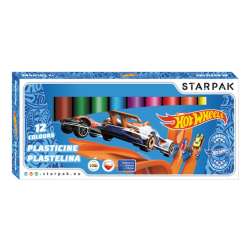 Plastelina 12 kolorów Hot Wheels (337501)