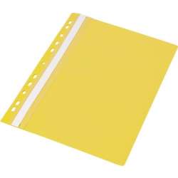 Skoroszyt A4 PP z europerforacją żółty (20szt) - 1